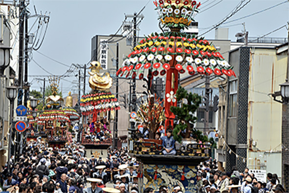 御車山祭の様子
